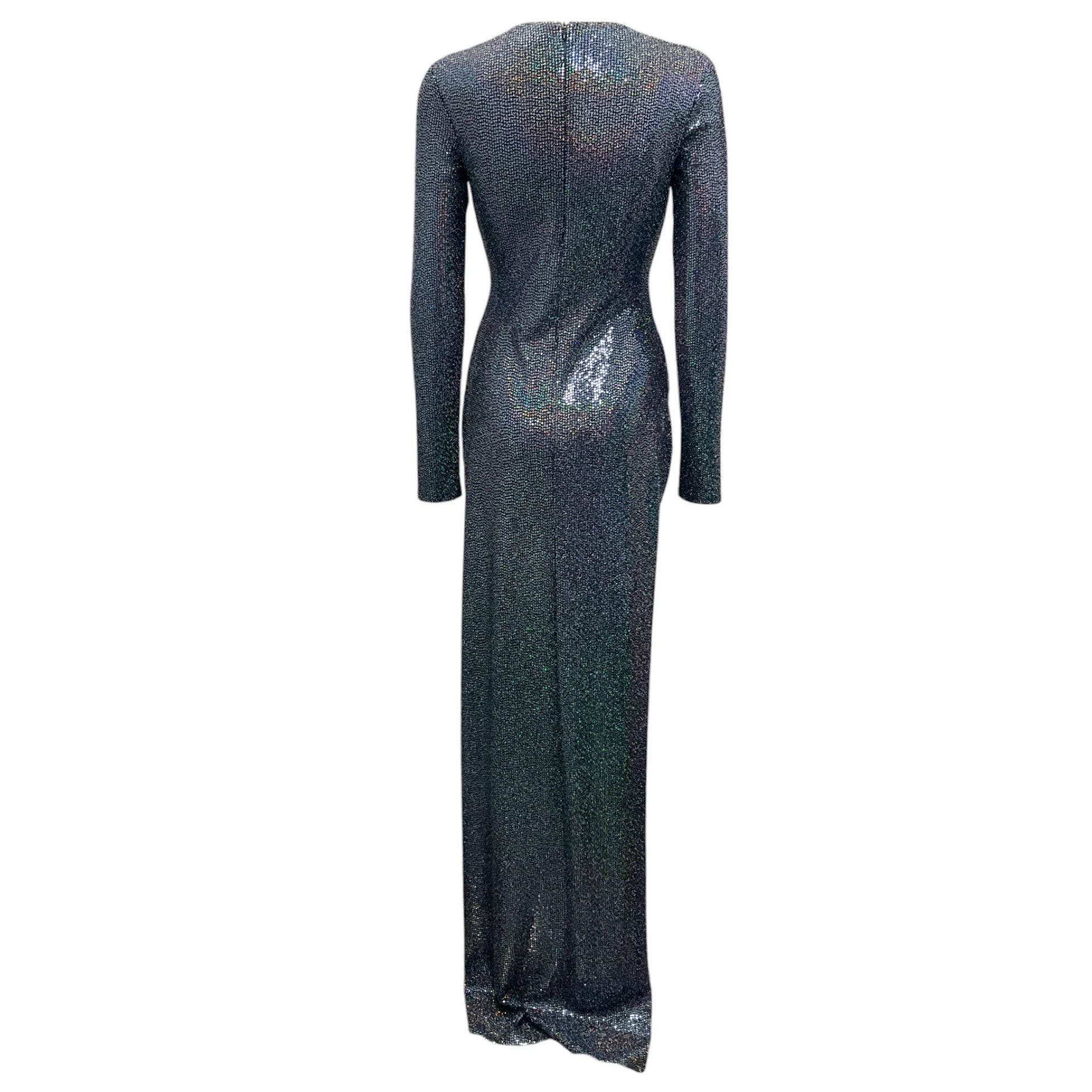 The Sei Metallic Hologram Long Sleeved Gown / Formal Dress - Image 3