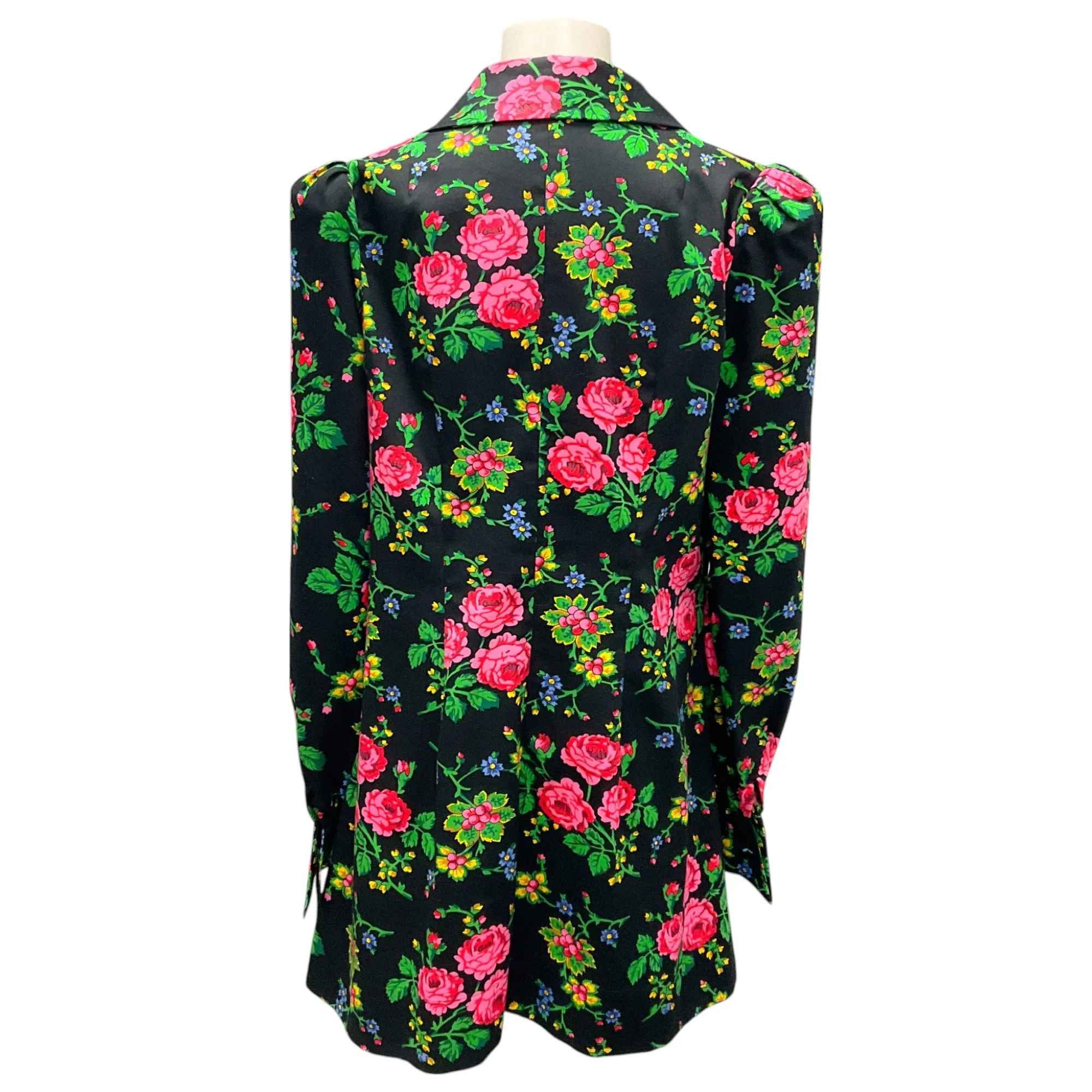 The Vampire's Wife Black / Pink Multi Floral Cotton Dress - Image 3