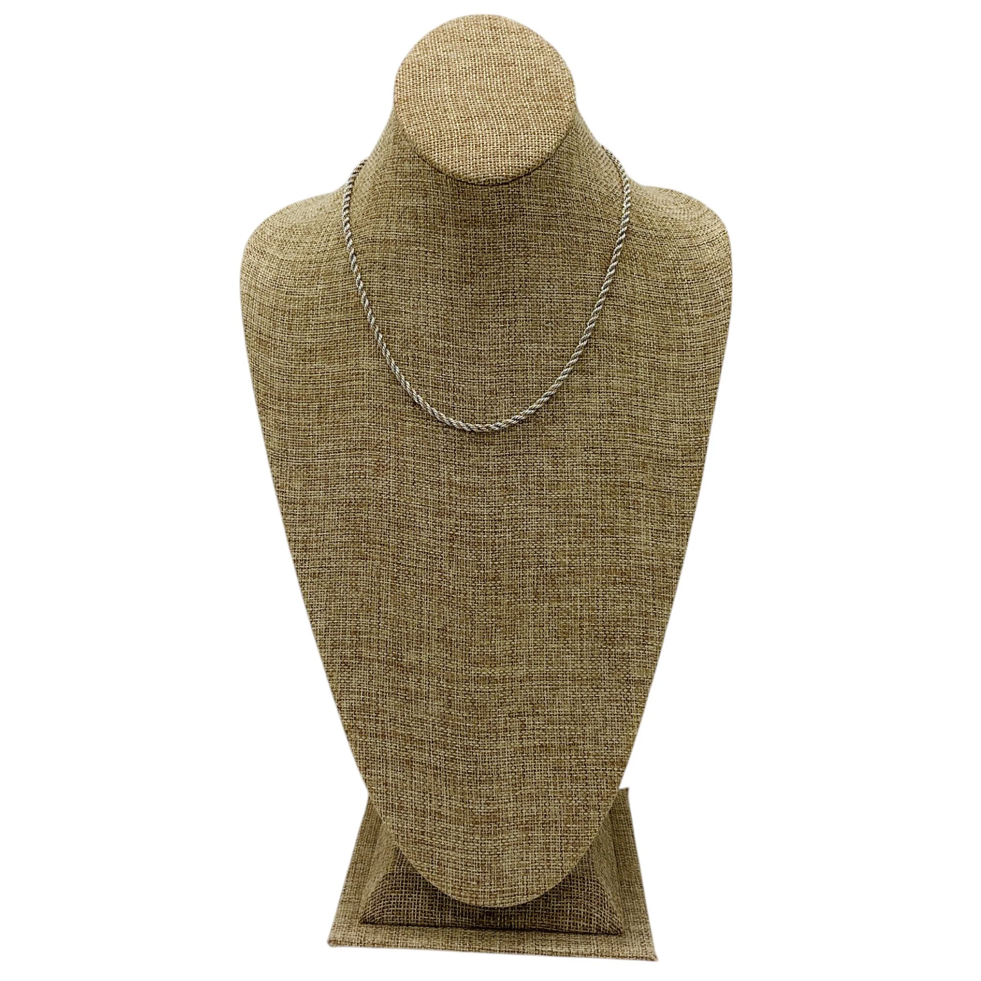 Tiffany & Co. Sterling Silver And Gold Twisted Rope Necklace - Image 2