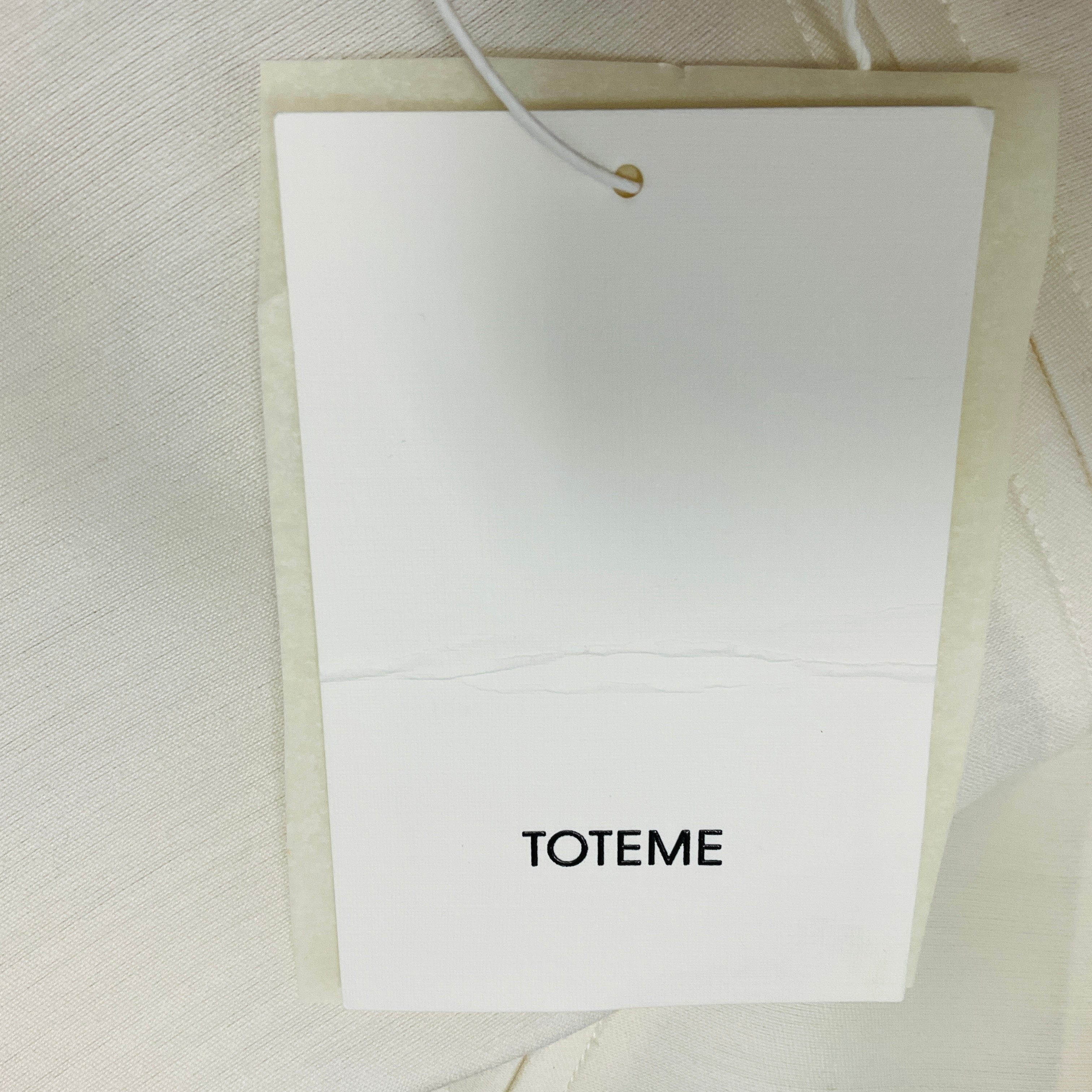 Toteme Macadamia Cap Sleeve Wool and Silk Top - Image 4