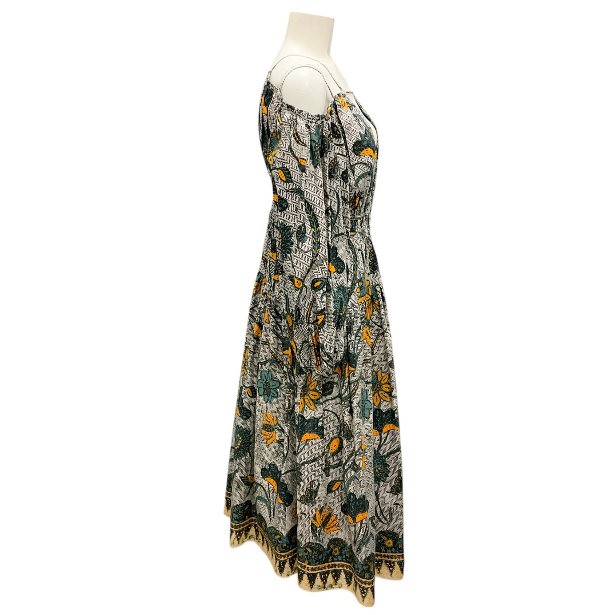 Ulla Johnson Multi Portofino Print Cold Shoulder Tahlia Dress - Image 2