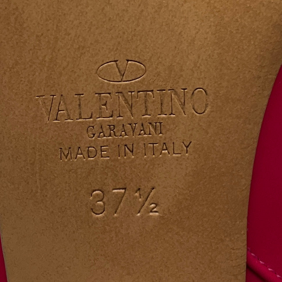 Valentino Hot Pink Pointed Toe Patent Leather Booties - Image 7