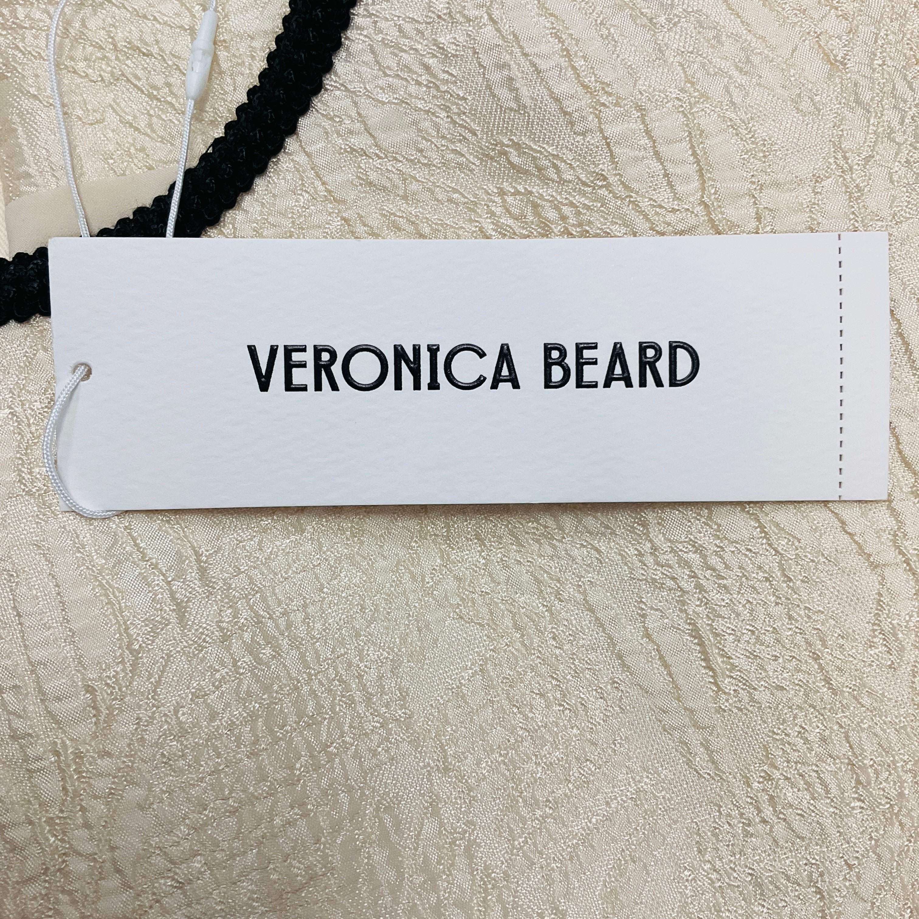 Veronica Beard Ecru Ravena Jacquard Dress - Image 5