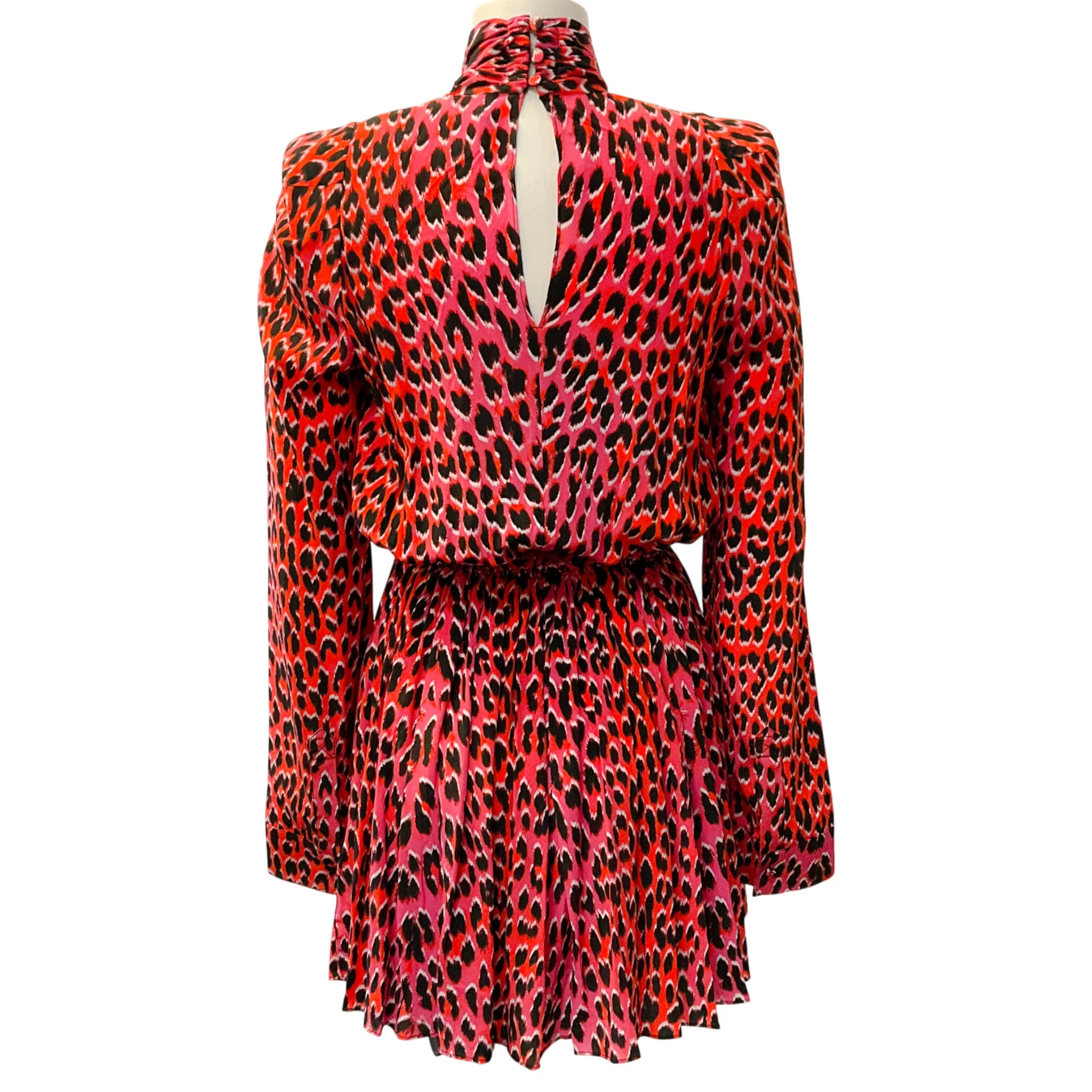Zadig & Voltaire Rose Leopard Silk Ryde Dress - Image 3