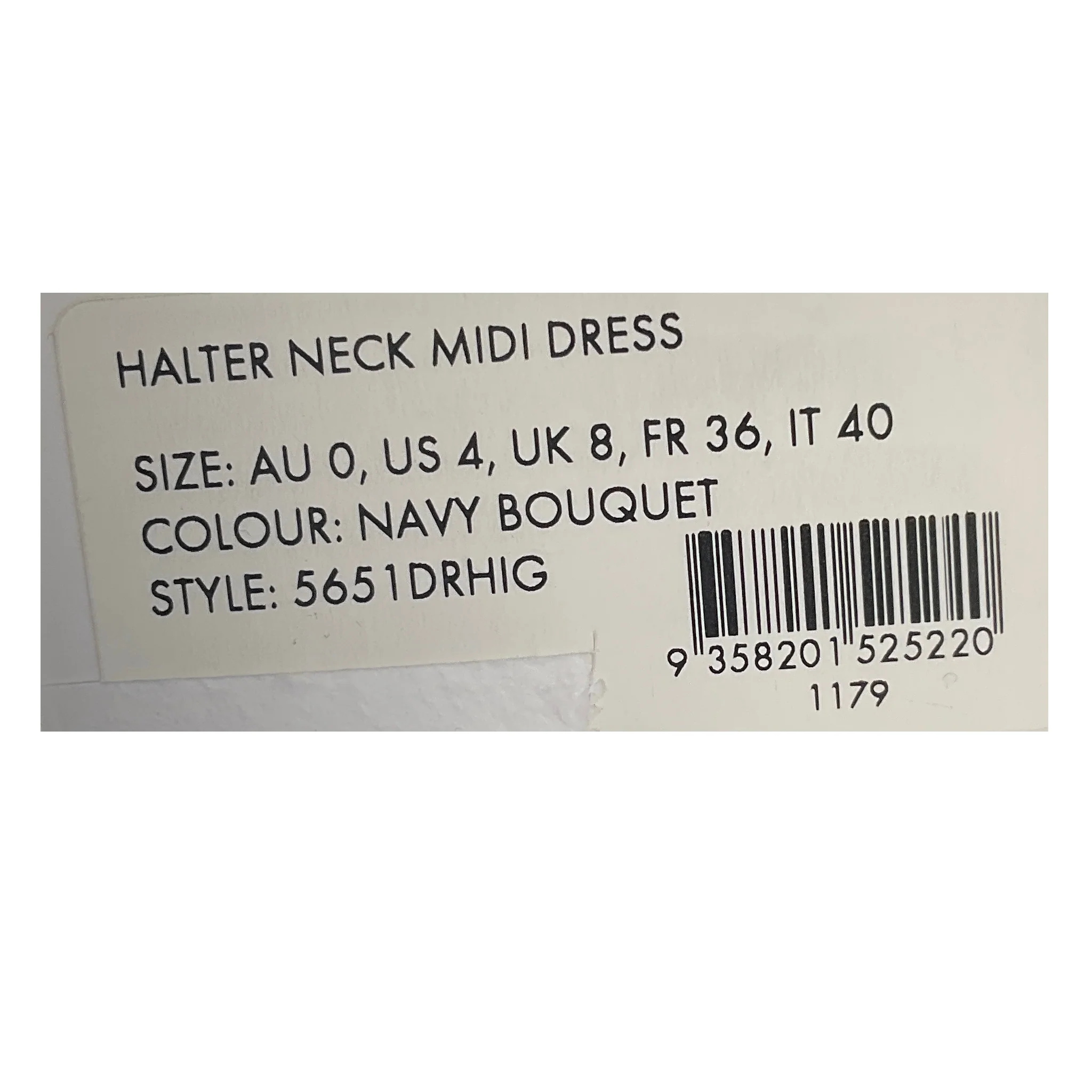 Zimmermann Navy Bouquet Halter Neck Midi Dress - Image 5